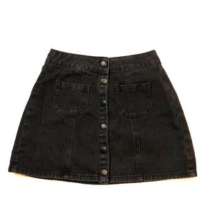 Brandy Melville Button Skirt